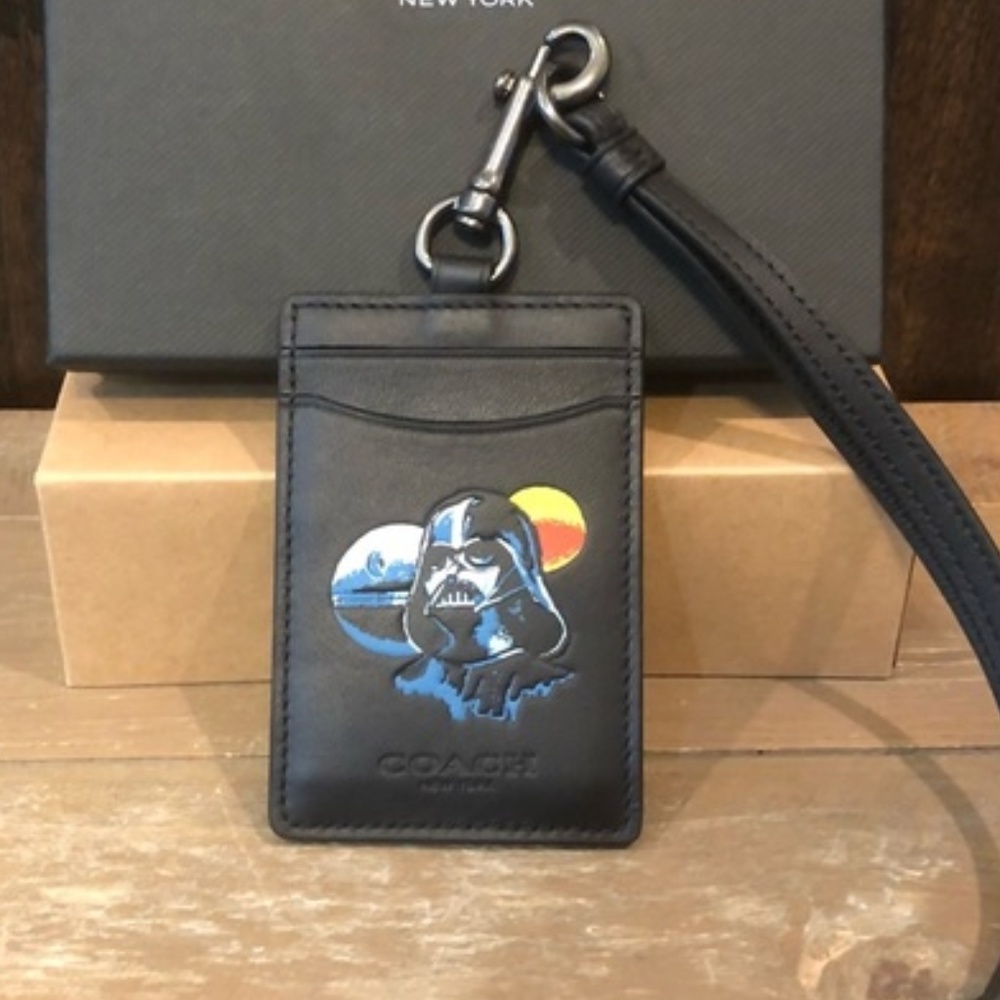 Star Wars x Coach Id Lanyard With Darth Vader